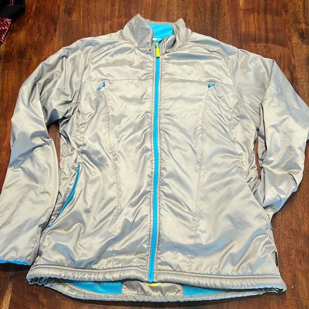 Layering jacket for the outdoors.